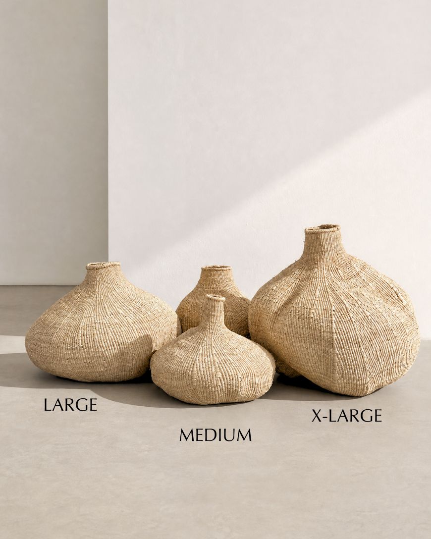 Garlic Tonga Sculptural Baskets
