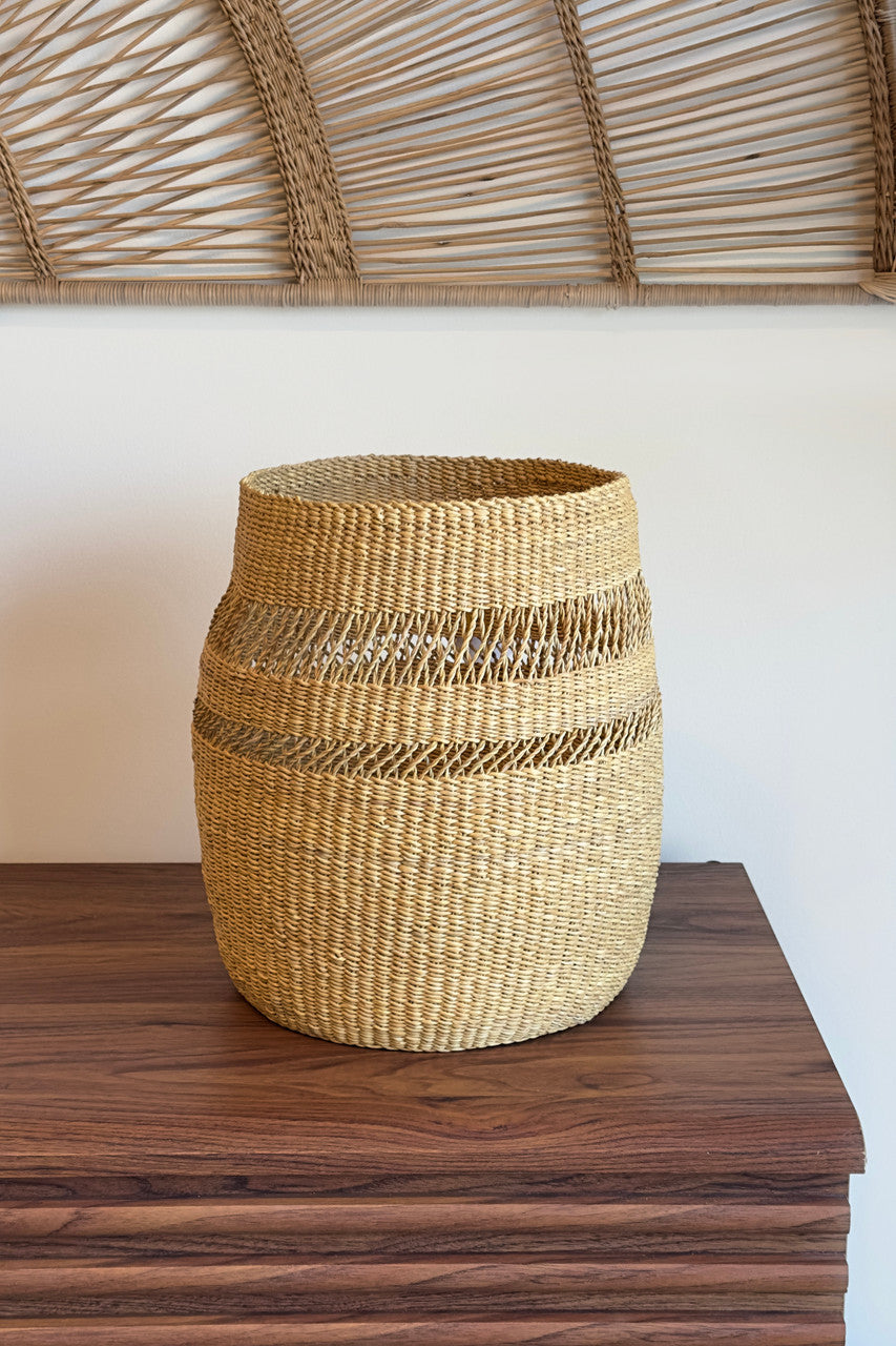 Handwoven Basket from Ghana