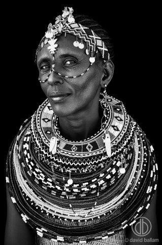 Turkana Woman - Fine Art Canvas Print by David Ballam