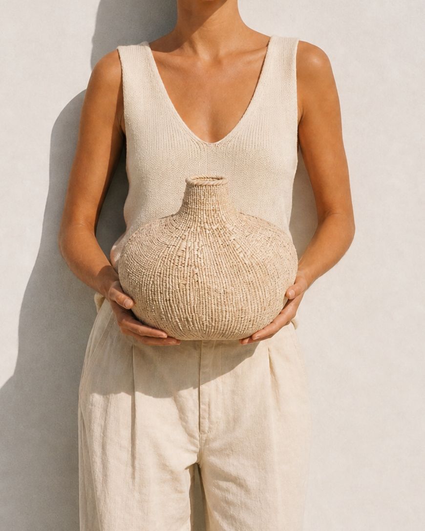 Garlic Tonga Sculptural Baskets