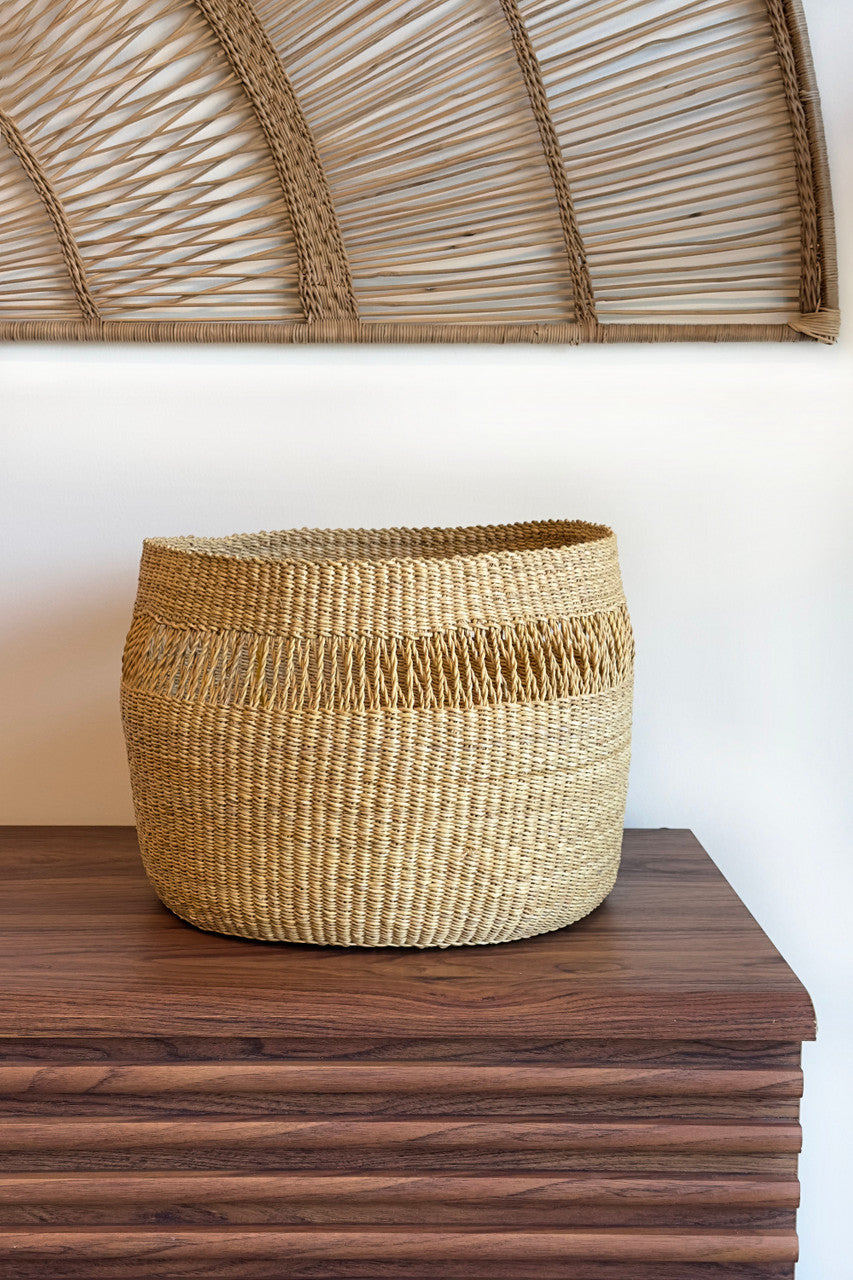 Handwoven Basket from Ghana