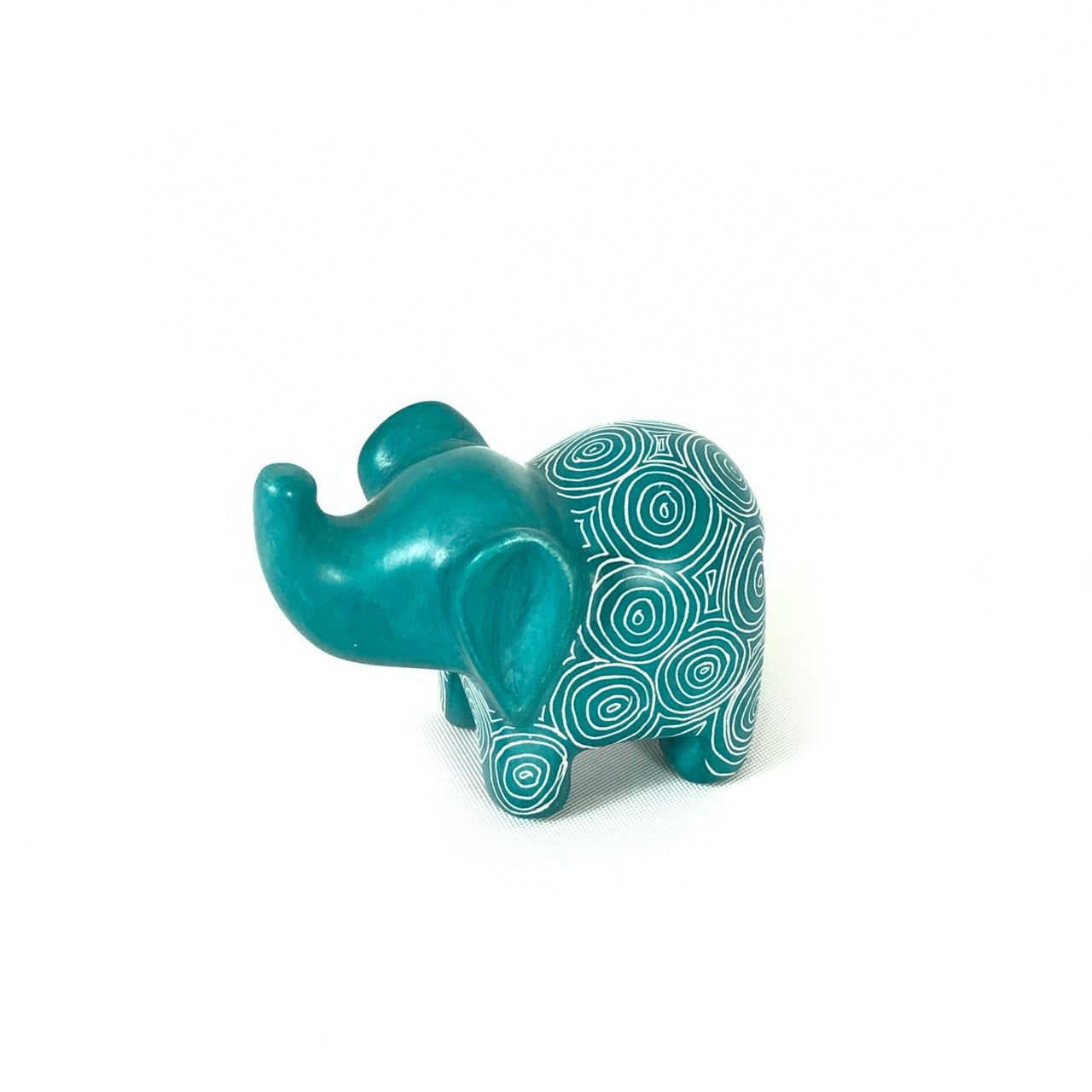 turquoise baby elephant