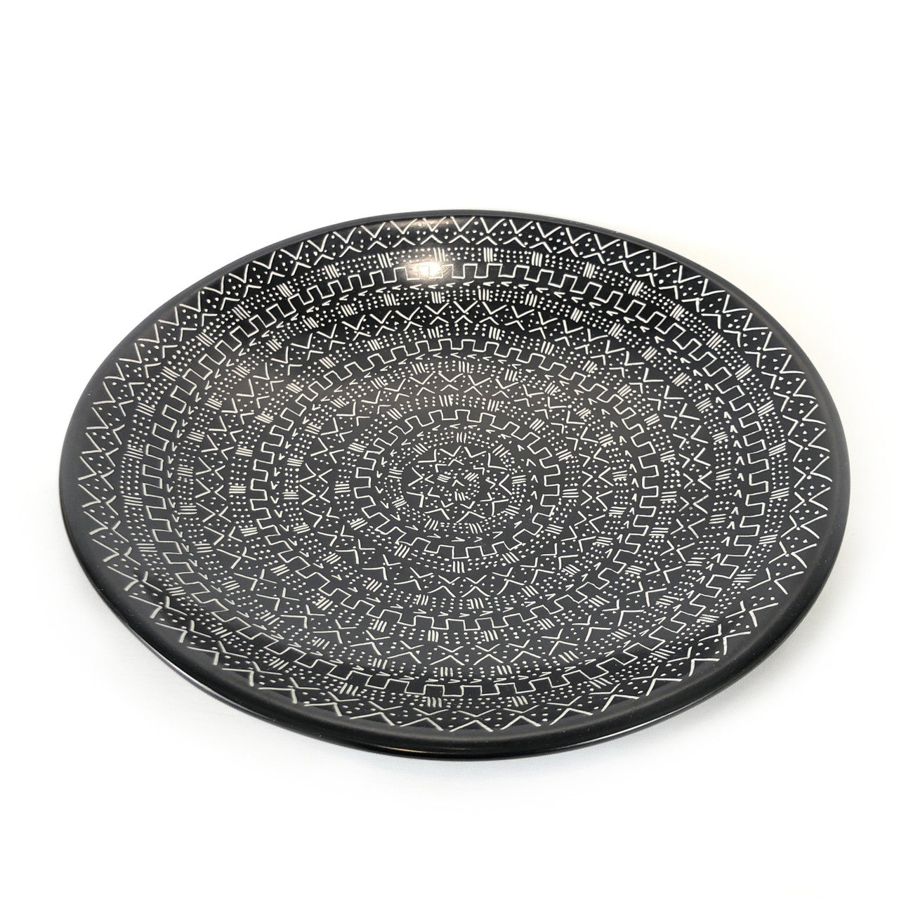 black mali design bowl