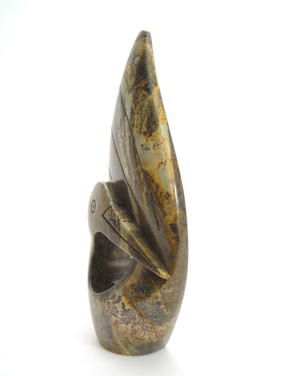 other side of stone bird