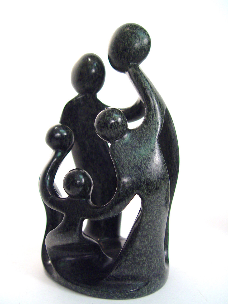 stone family of five sculpture