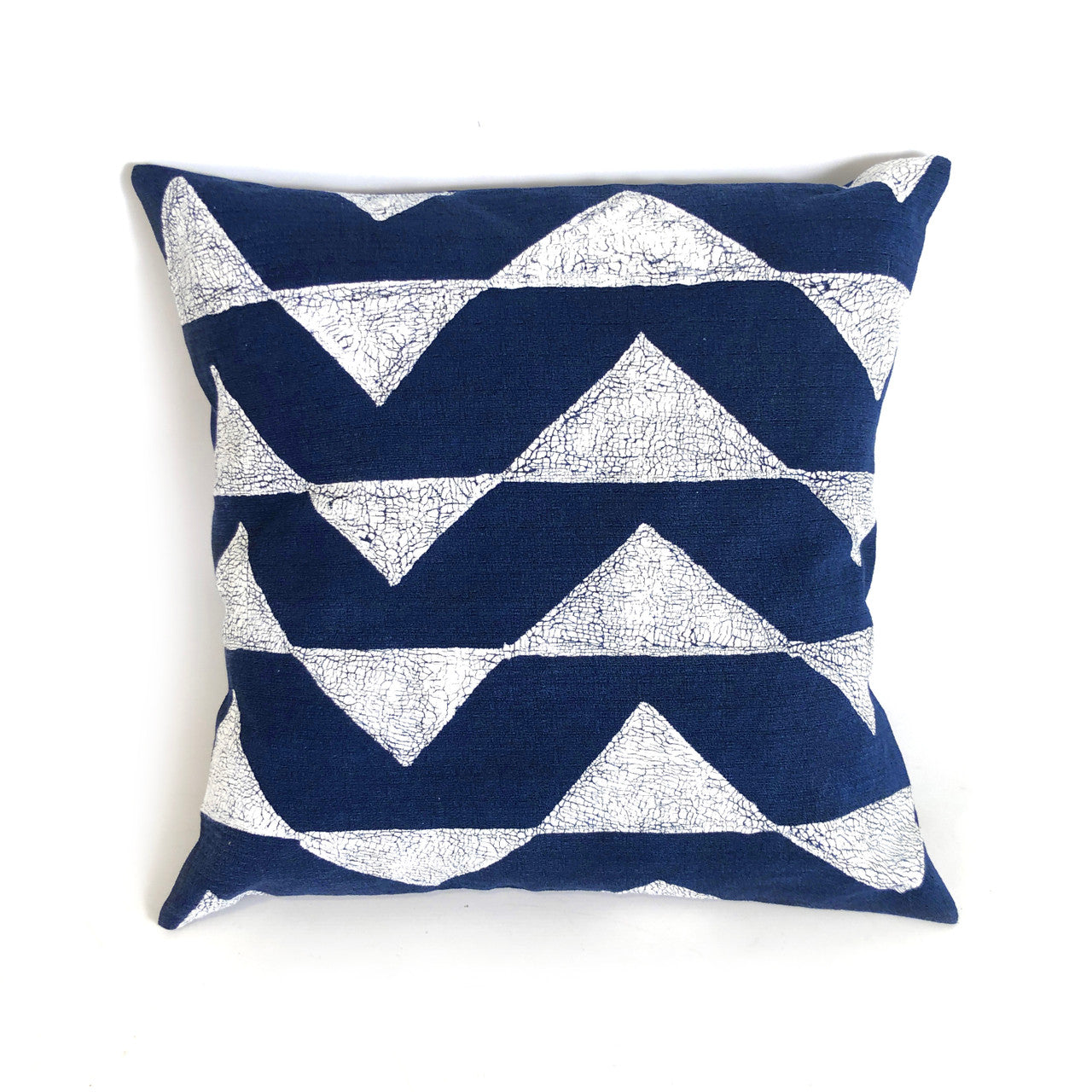 Sadza Triangles Pillow - Touareg Indigo