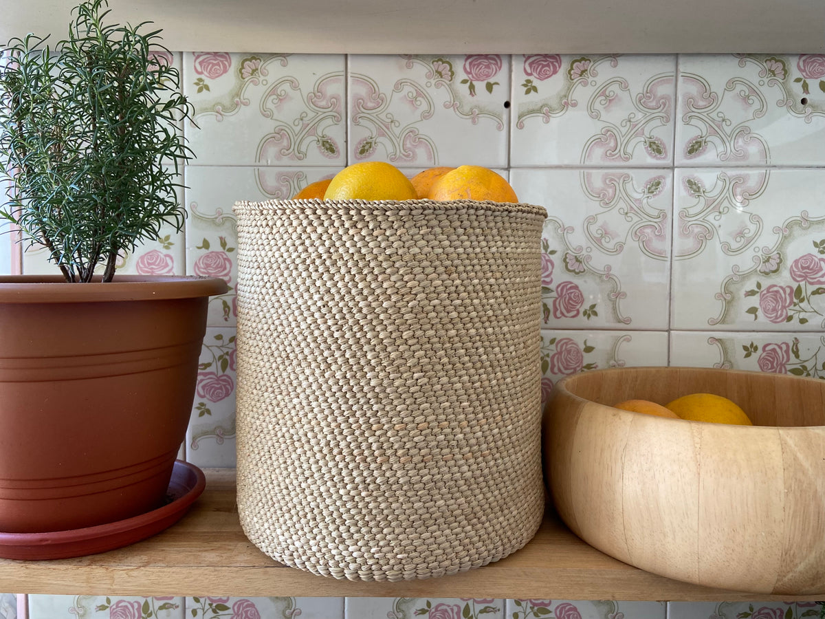 Handwoven Natural Iringa Baskets | Tanzania