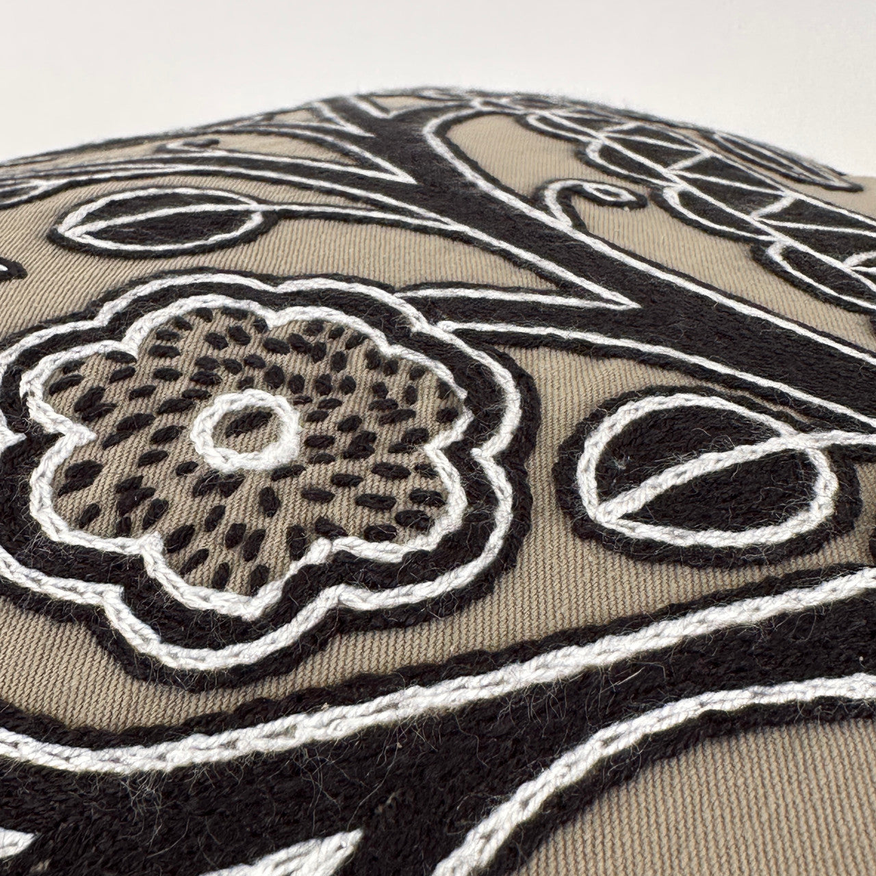 flower detail of embroidery