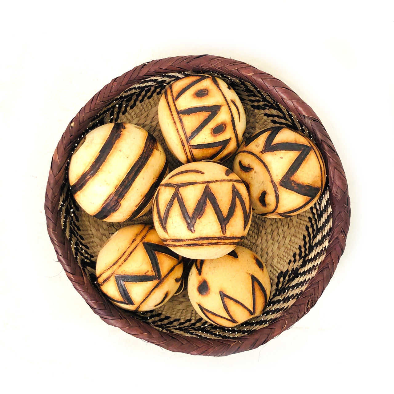 decorative wooden balls
