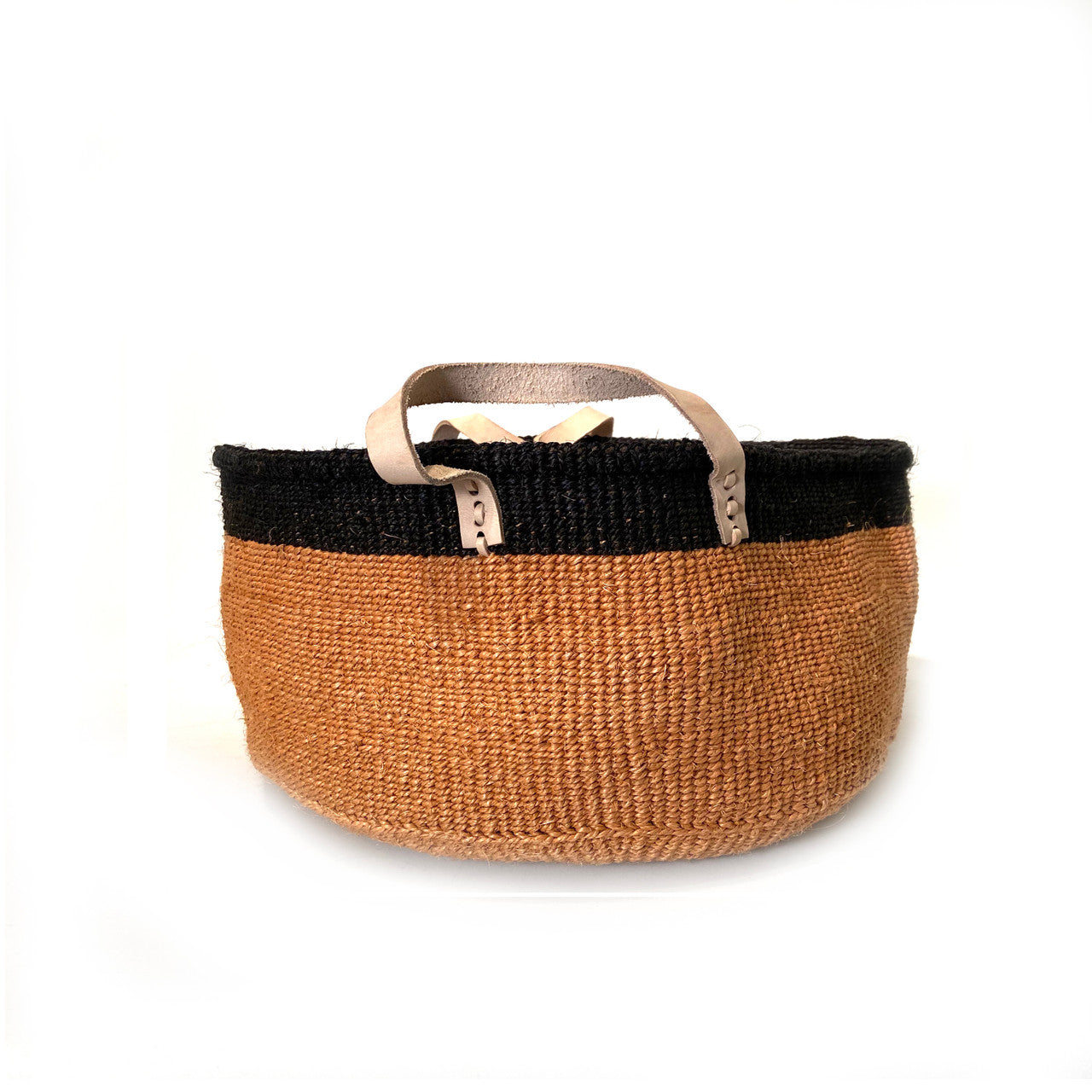 low and wide basket for storage