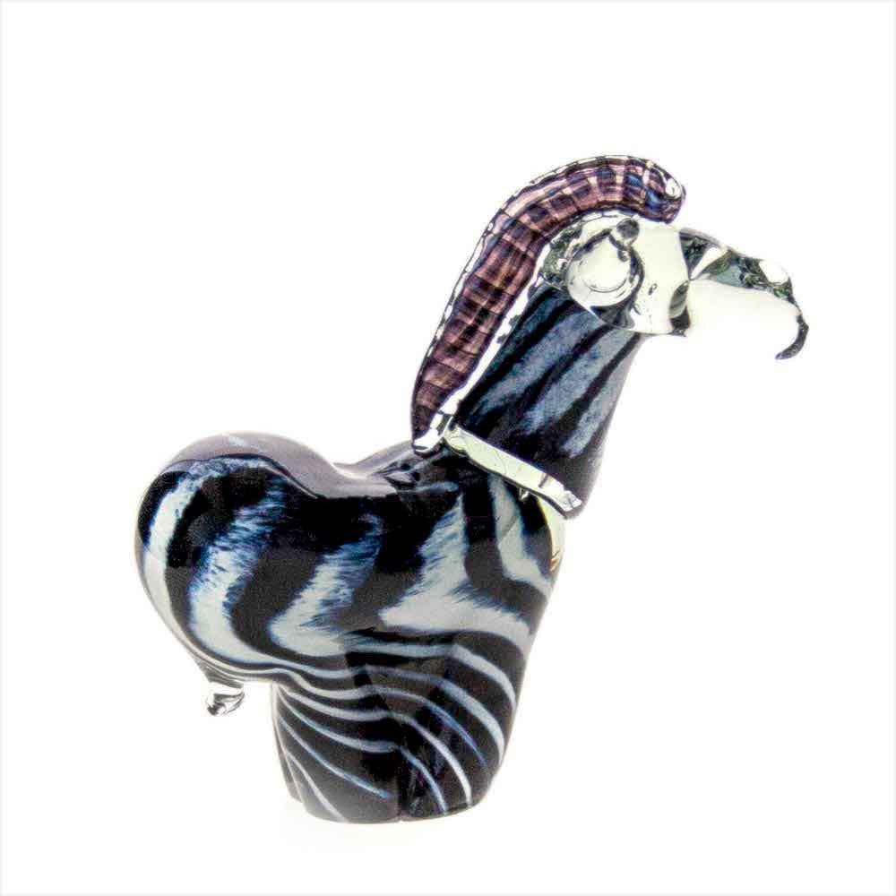RECYCLED GLASS ZEBRA