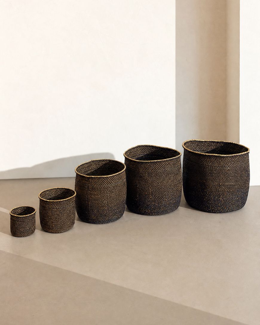 Light Black Iringa Baskets