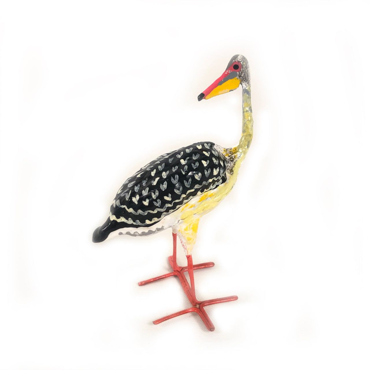 pelican bird made out of a seedpod