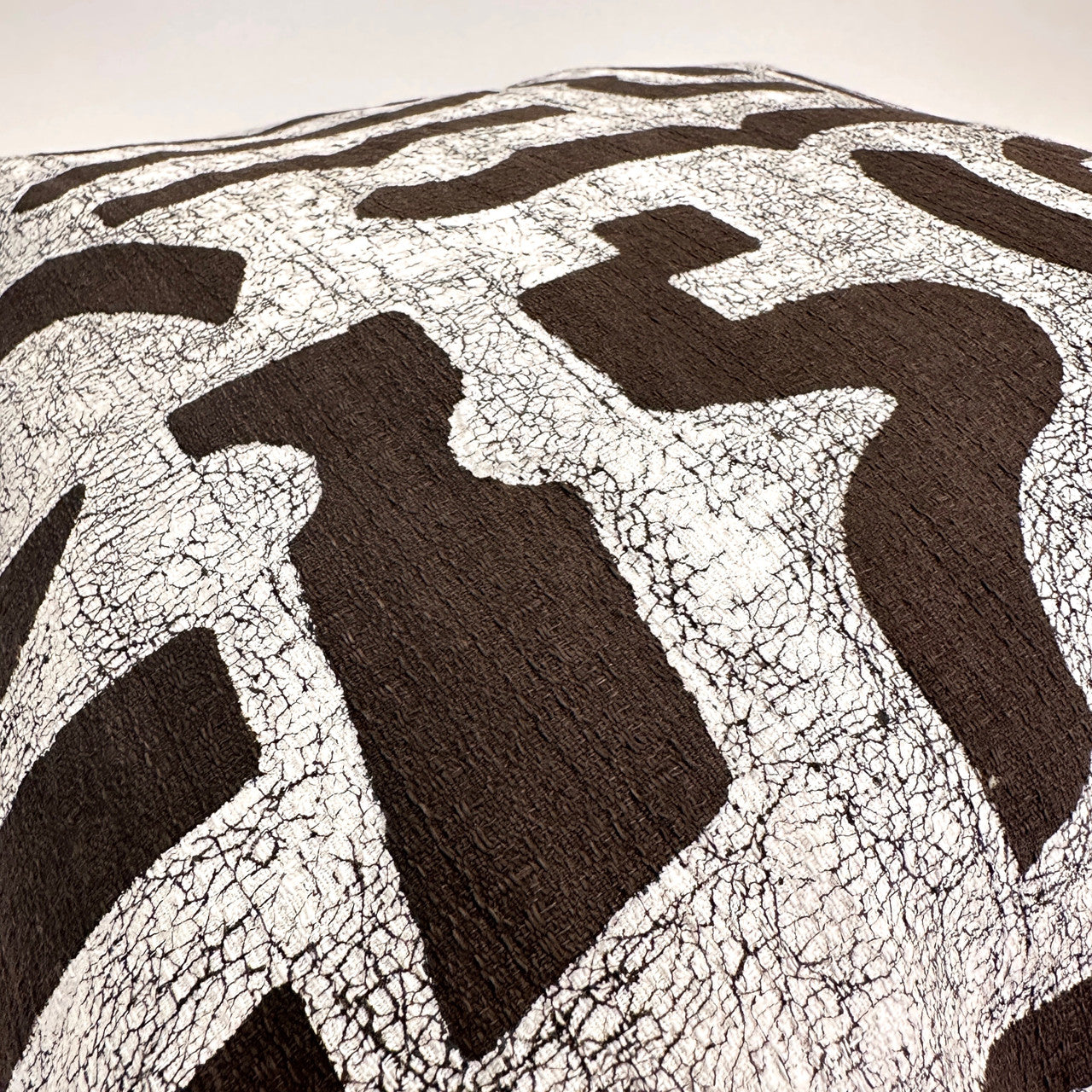 close up of crackling and fabric texture