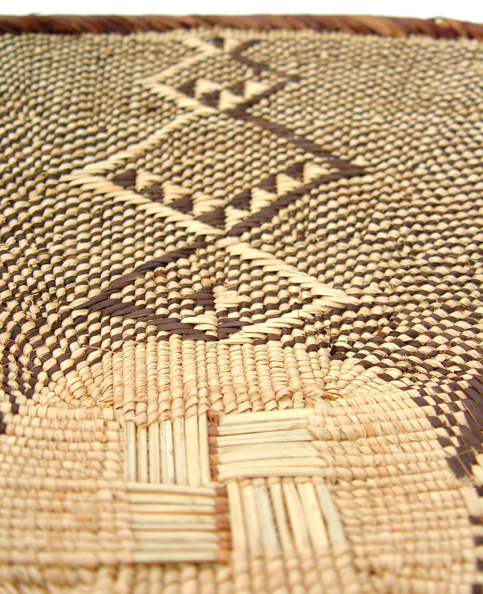 Tonga basket detail close up