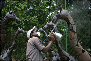 Birdwoods Metal Sculpture