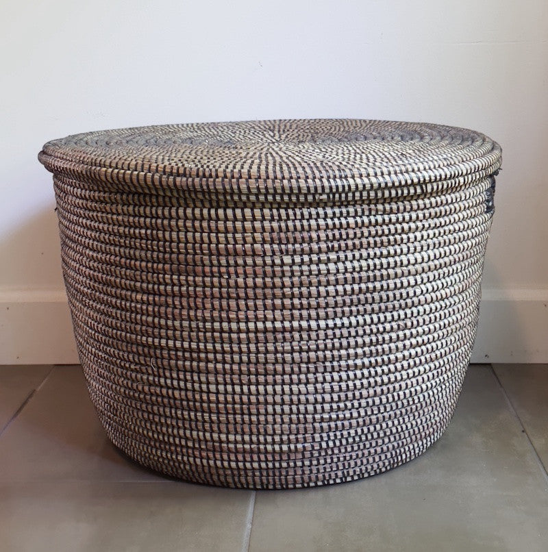 wide mouth basket low basket
