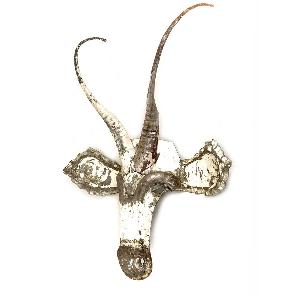 Sable Animal Mask - Recycled Metal Wall Art - Image 3