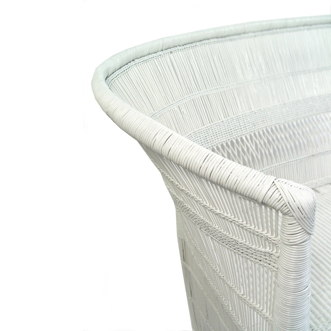 Malawi Cane Loveseat - White - Image 2