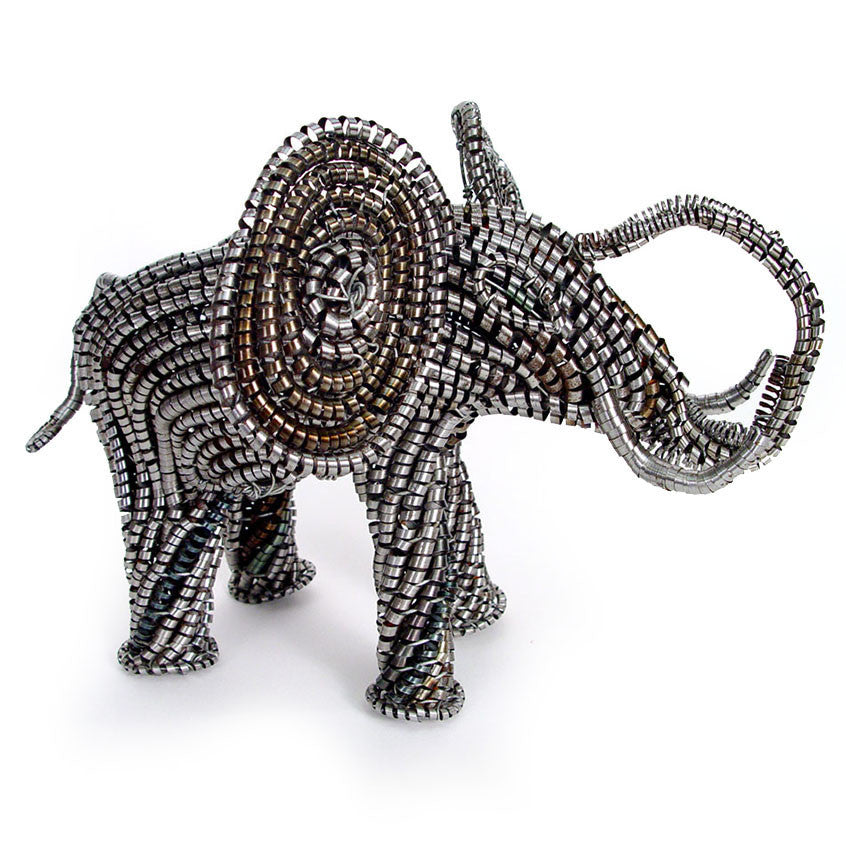 Metal Shaving Elephant Side View