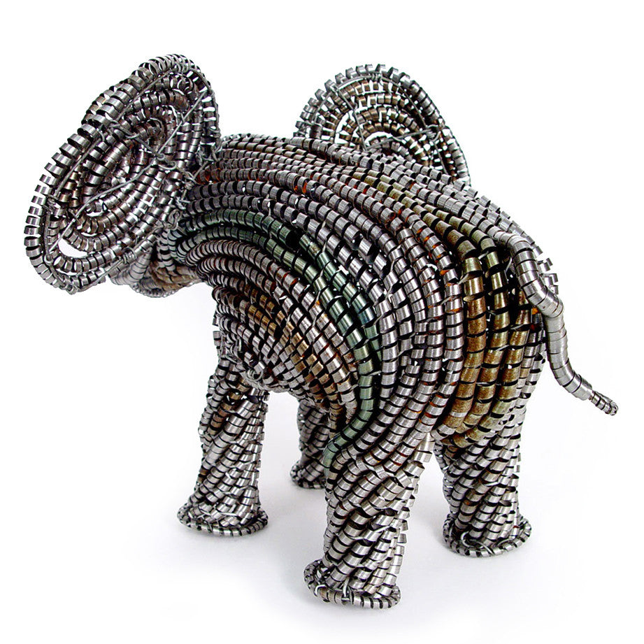 Metal Shaving Elephant Back