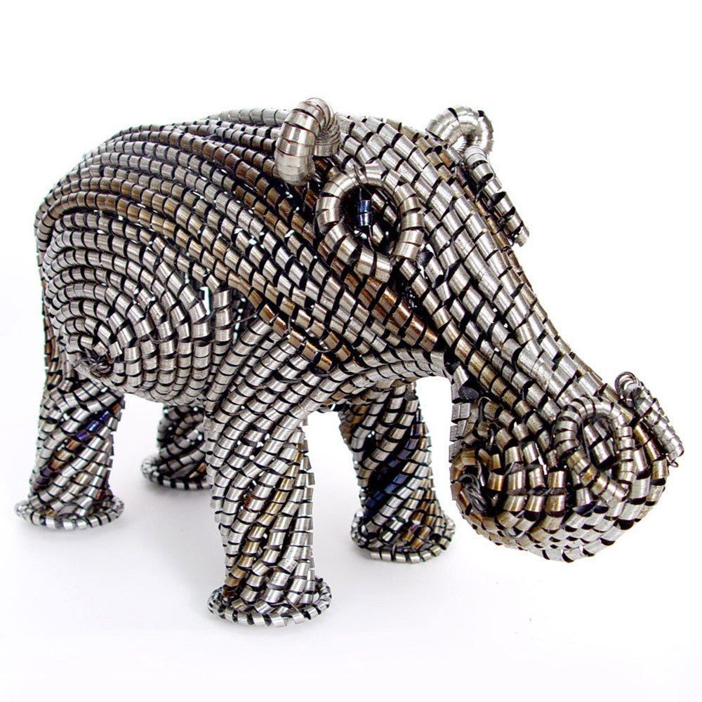Metal Shaving Hippo - Front View