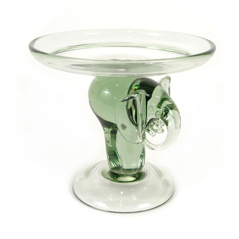 Glass Elephant Cake Plate - Image 1