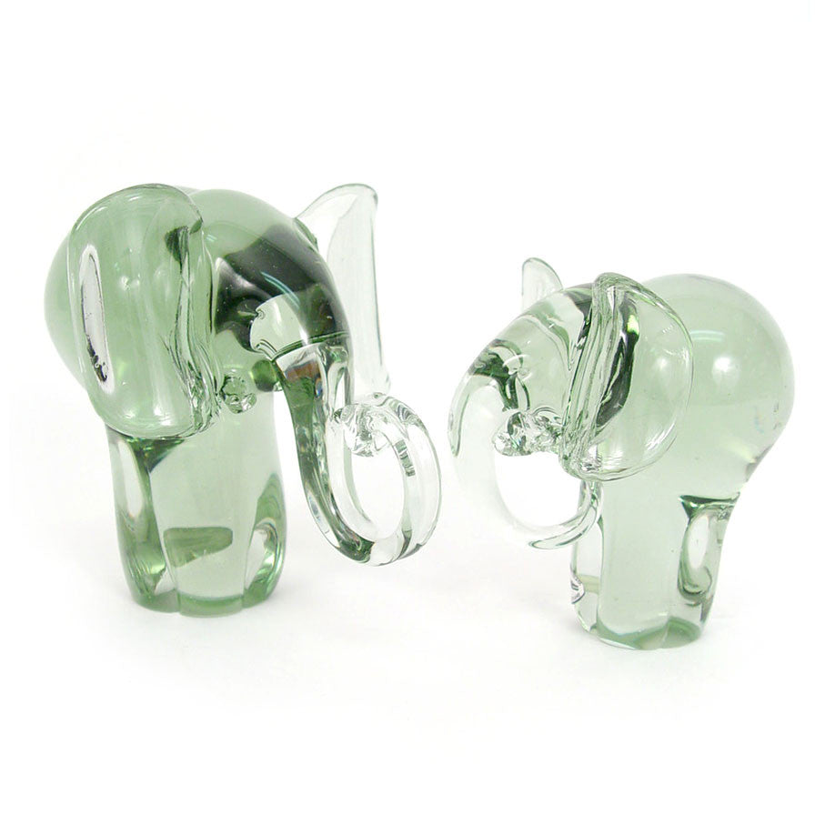 Recycled Glass Elephant - Image 1