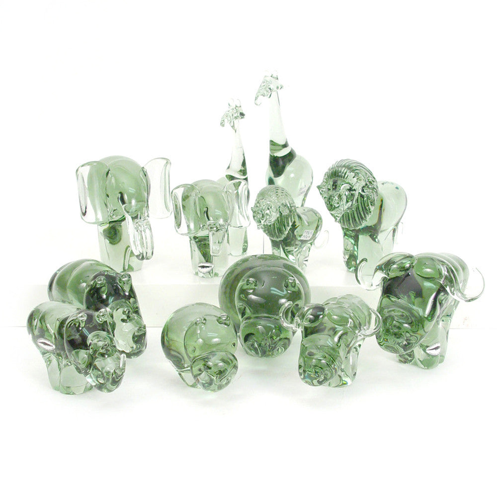 Recycled Glass Rhino -Image 4