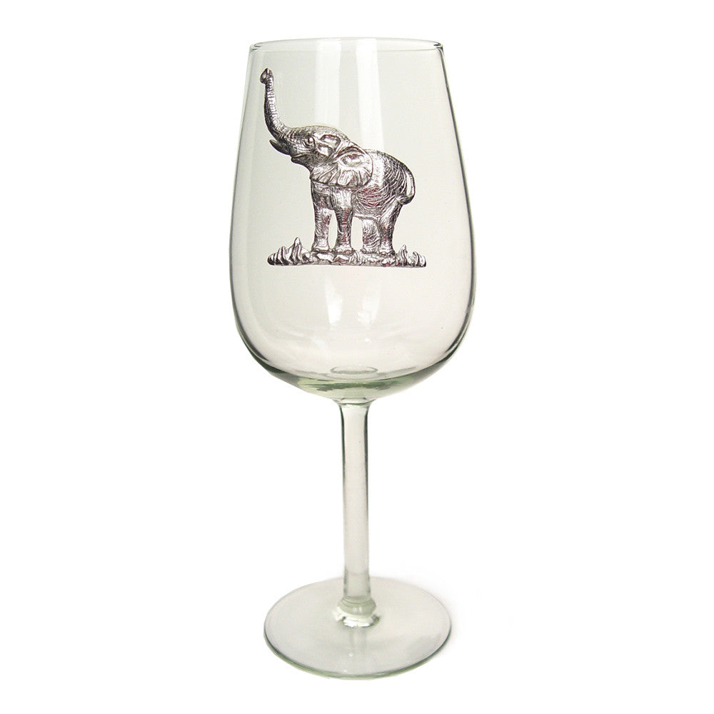 Recycled Glass Pewter Animal Wine Glass - Image 5