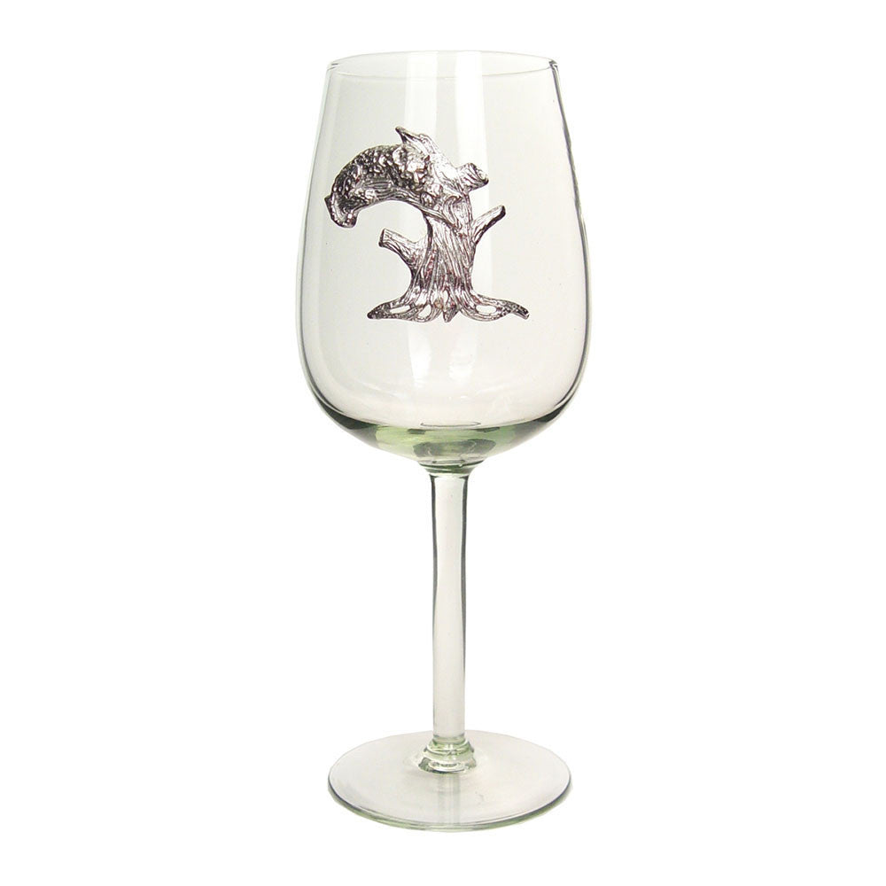 Recycled Glass Pewter Animal Wine Glass - Image 7