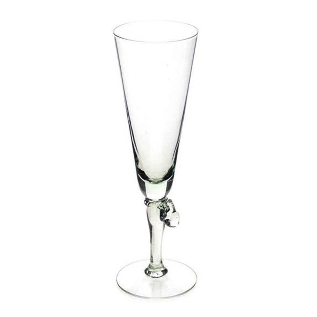 Champagne Glass with Hippo Stem