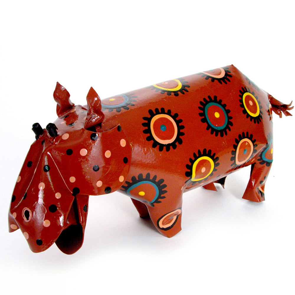 Large Tin Hippo