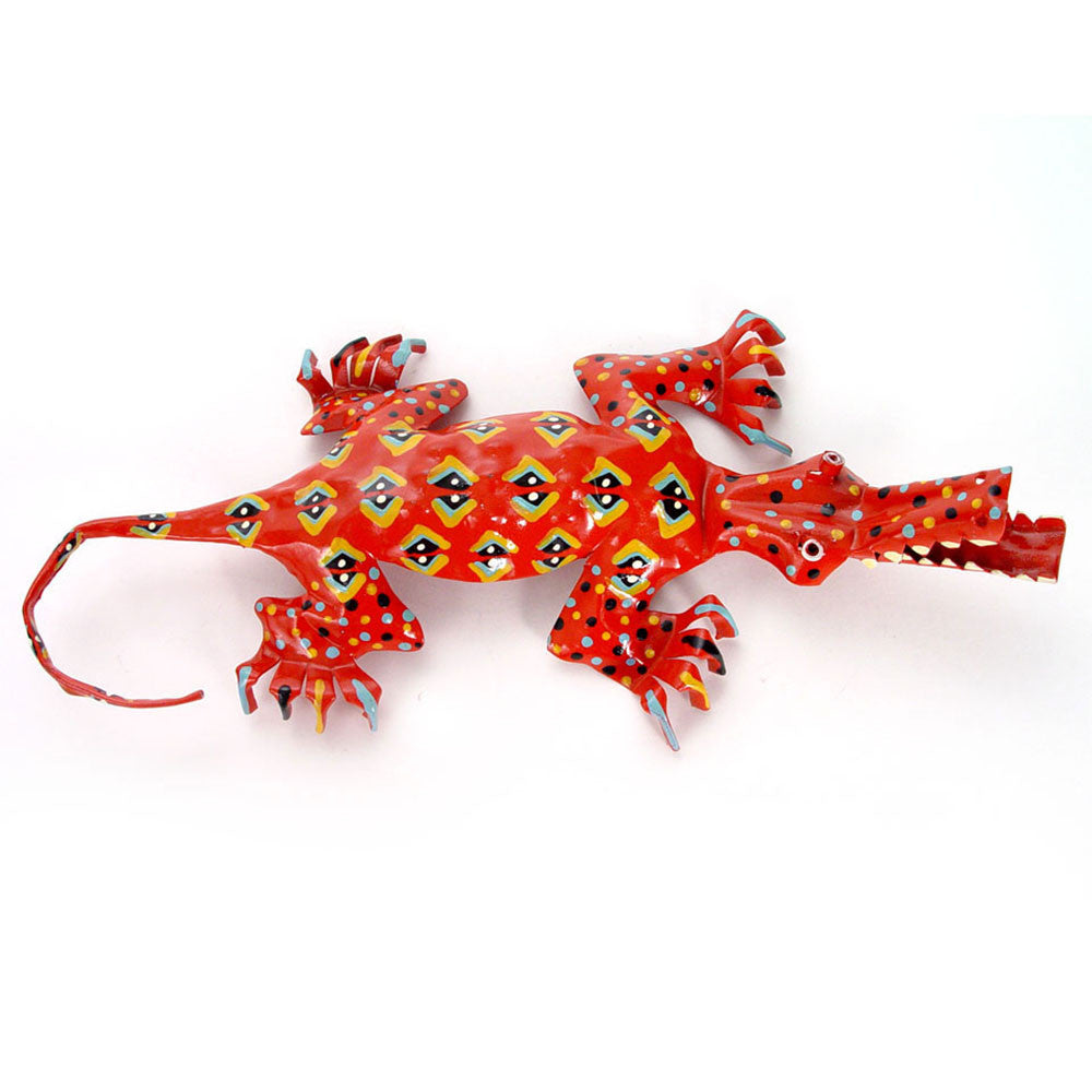 Small Tin Crocodile - Side View