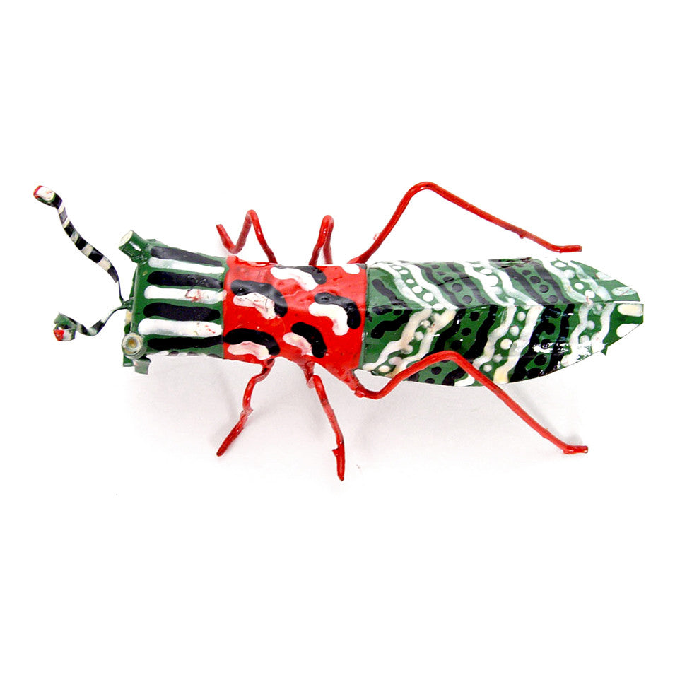 Tiny Tin Grasshopper Top View