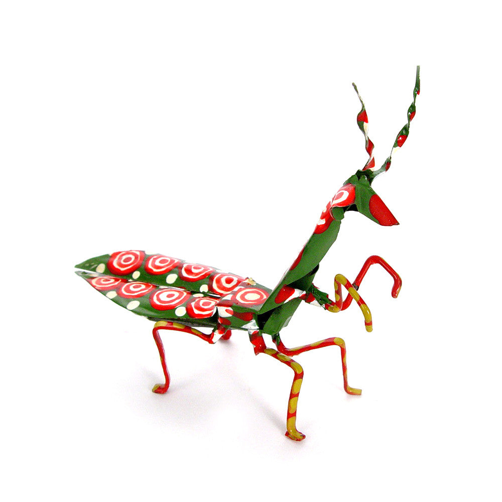 Tiny Tin Praying Mantis