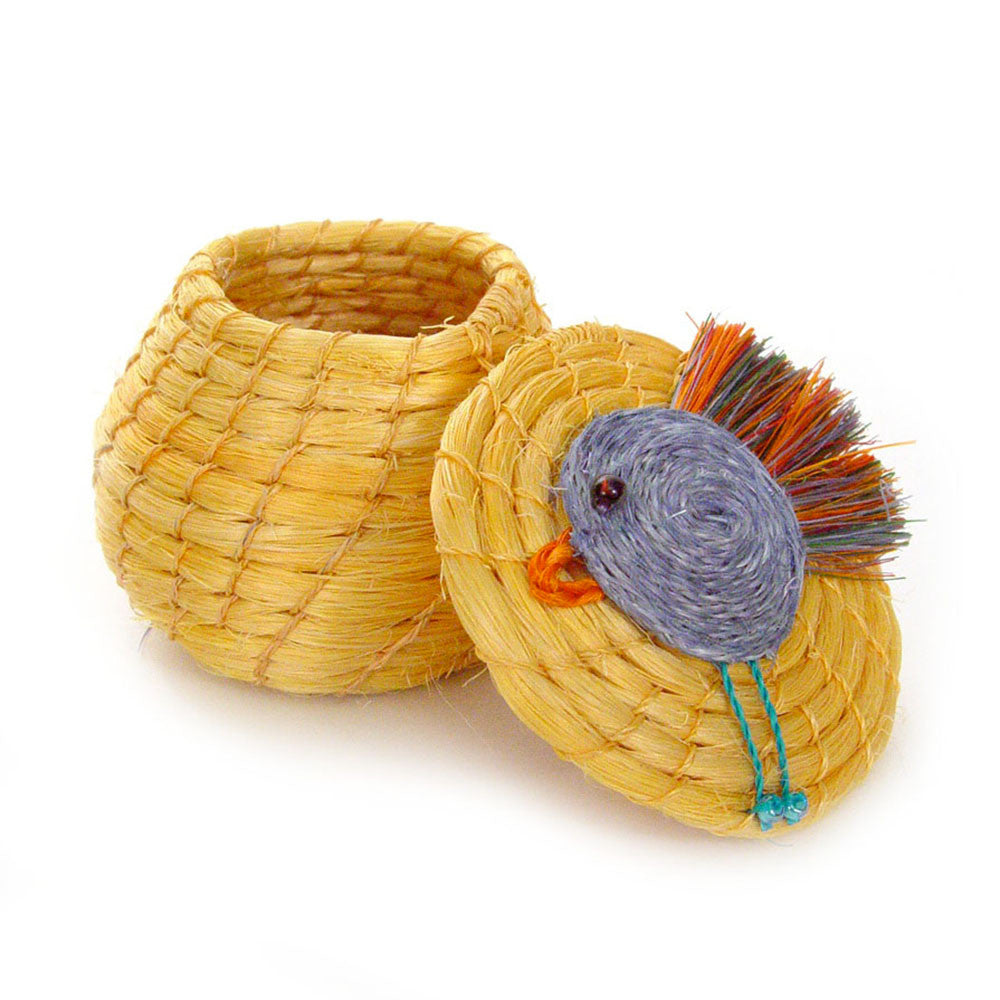 Singing Birdie Tiny Basket