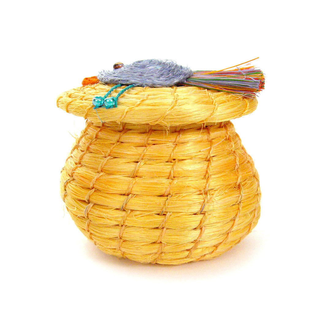 Singing Birdie Tiny Basket