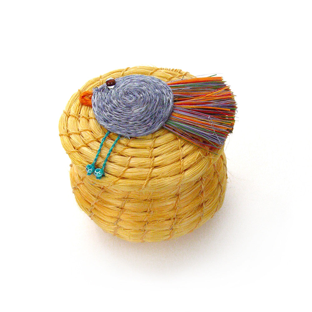 Singing Birdie Tiny Basket