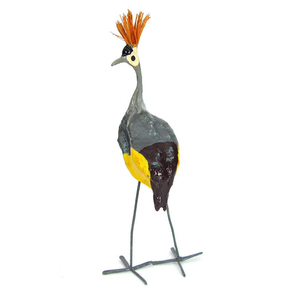 Seedpod Crowned Crane view from the back