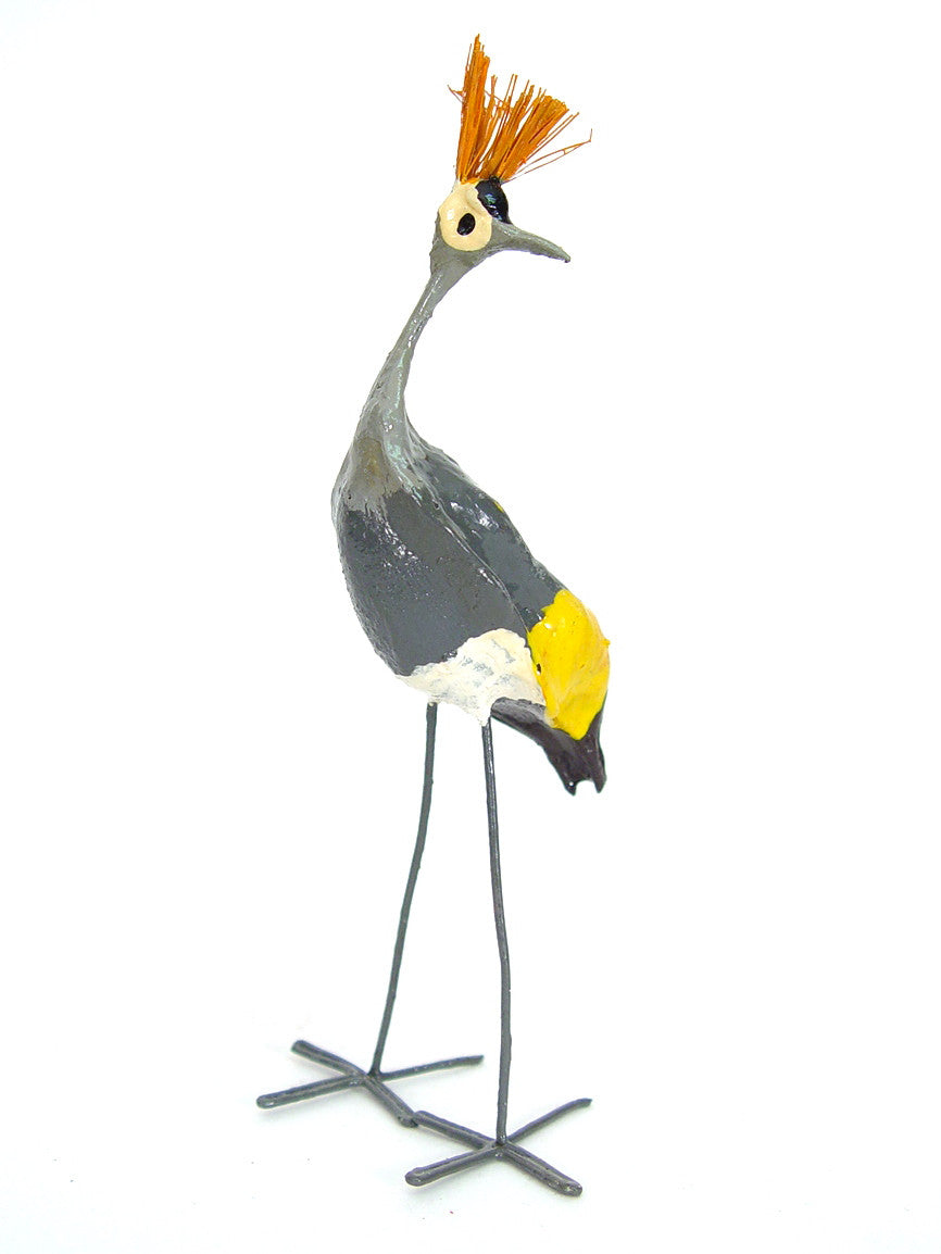 Seedpod Crowned Crane side view