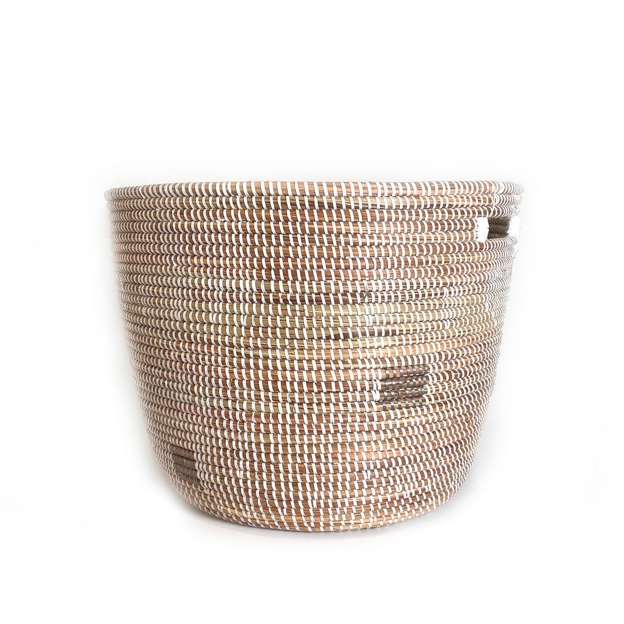 large white laundry basket hamper