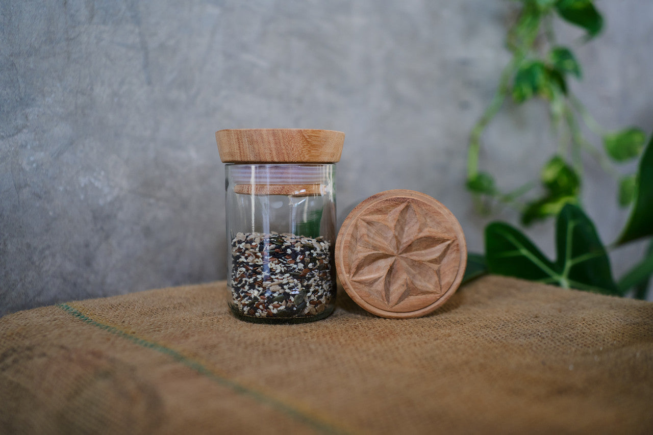 Glass Spice Jar