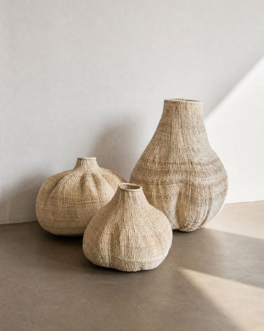 Garlic Tonga Sculptural Baskets