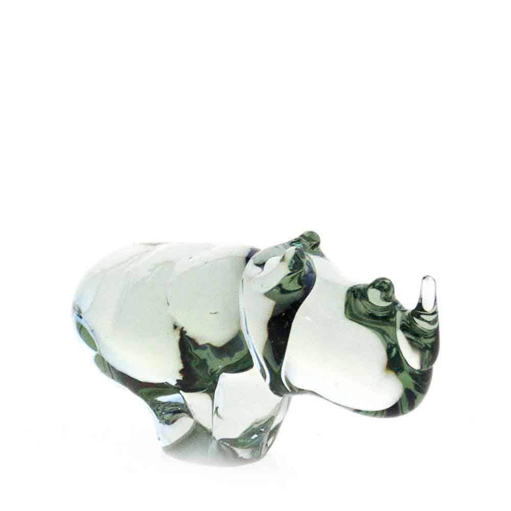 Recycled Glass Rhino