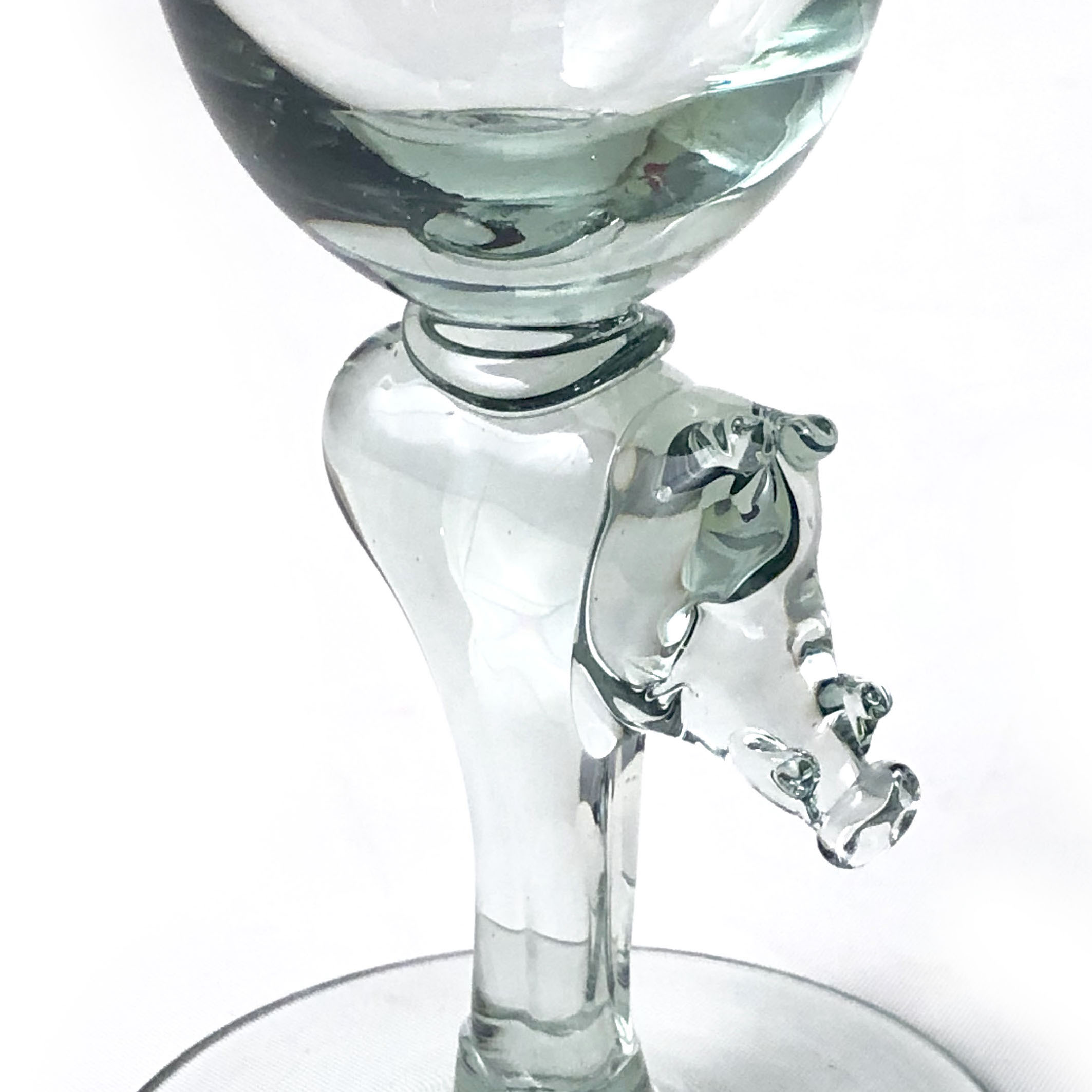 Champagne Glass with Animal Stem