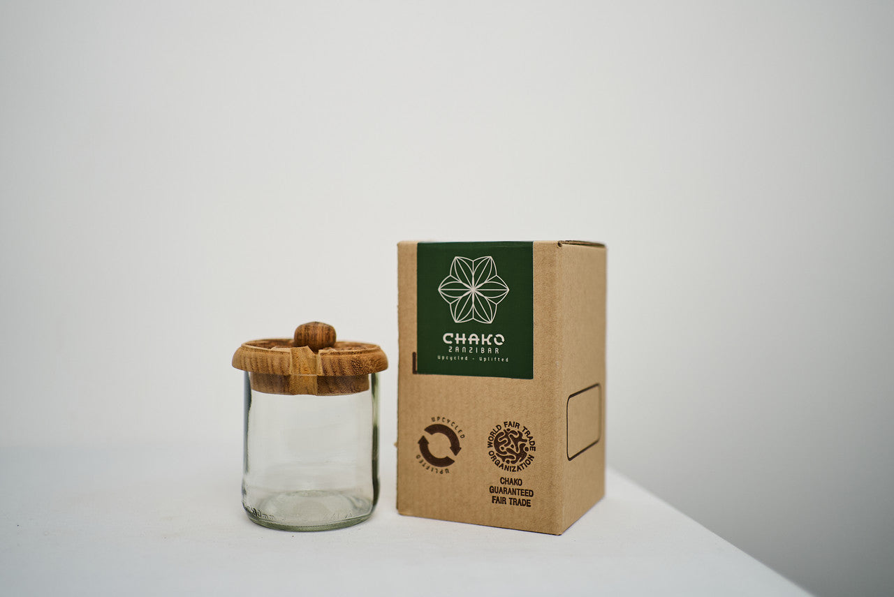 glass sugar jar