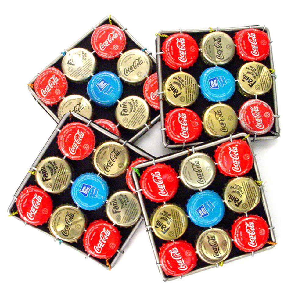 Bottlecap Coasters Set of 4