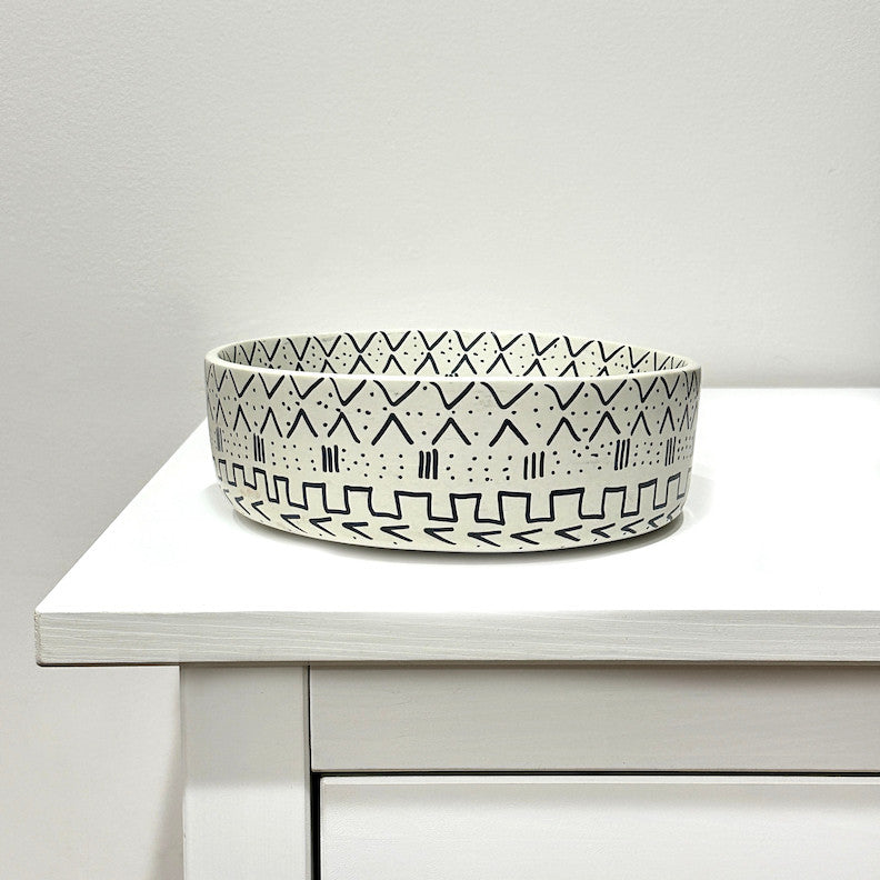 white soapstone bowl made in Kenya