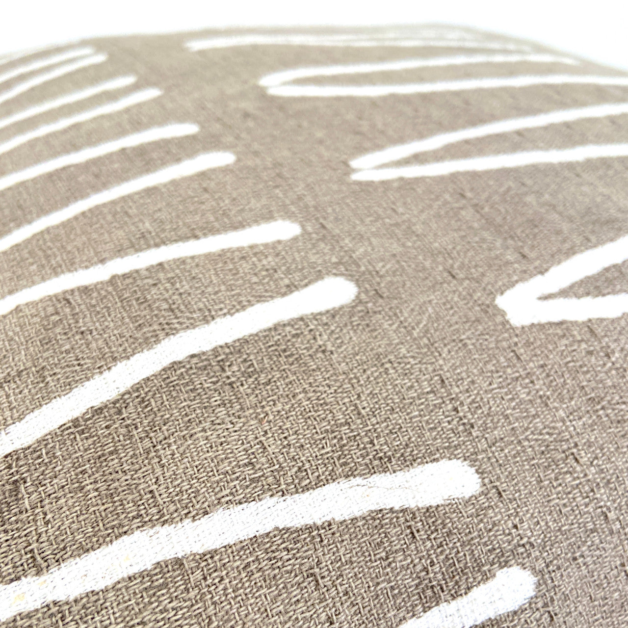 hand painted lines pillow